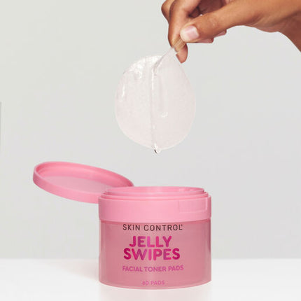 Skin Control Jelly Swipes Facial Toner Pads 60pk