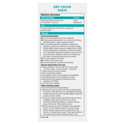 Robitussin Dry Cough Forte 200ml