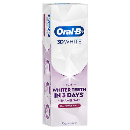 Oral B 3DWhite Luxe Glamorous White Toothpaste 95 g