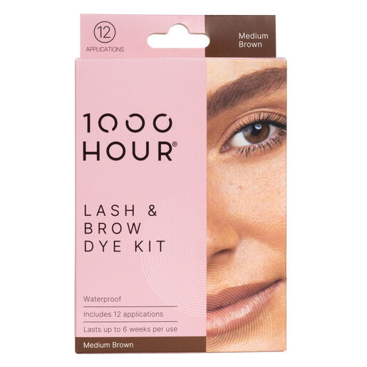 1000 Hour Lash & Brow Dye Kit Med Brown