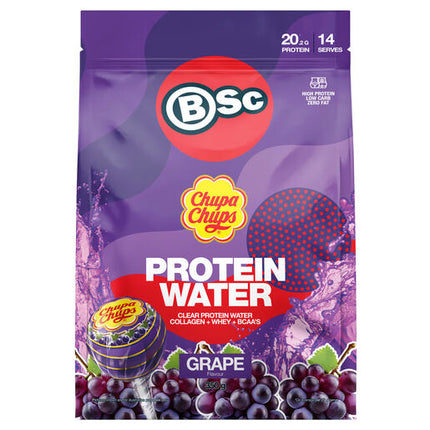 Body Science BSc x Chupa Chups Protein Water Grape Flavour 350g