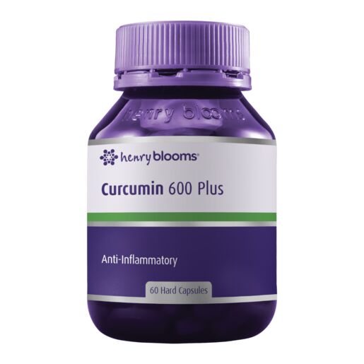 Henry Blooms Curcumin 600 Plus W Biop (Black Pepper Extract) 60 Capsules