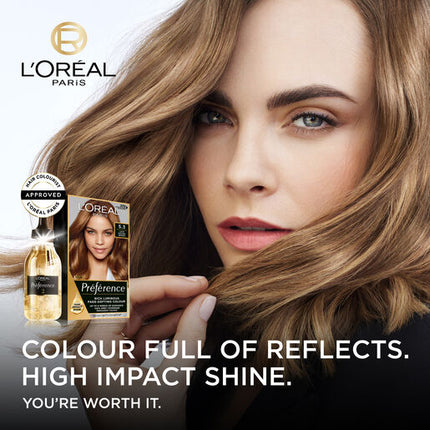 L'Oréal Paris Préférence Permanent Hair Colour - 5.3 Virginia (Light Golden Brown)