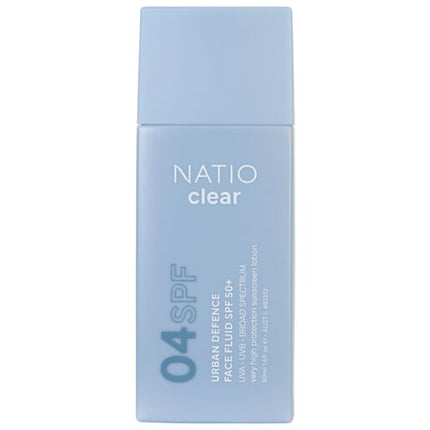 Natio Clear Urban Defence Face Fluid SPF 50+ 50ml