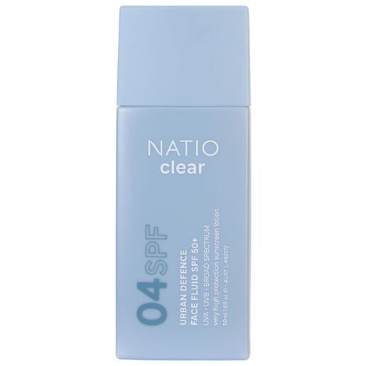 Natio Clear Urban Defence Face Fluid SPF 50+ 50ml