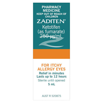 Zaditen Multidose Allergy Eye Drops 5mL