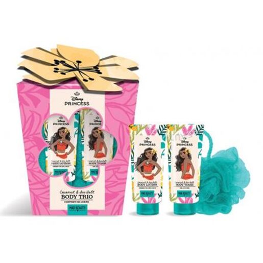 Disney Moana Scented Body Trio Gift Set 200ml Coconut & Seasalt