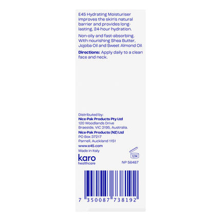 E45 Face Moisturiser 50ml