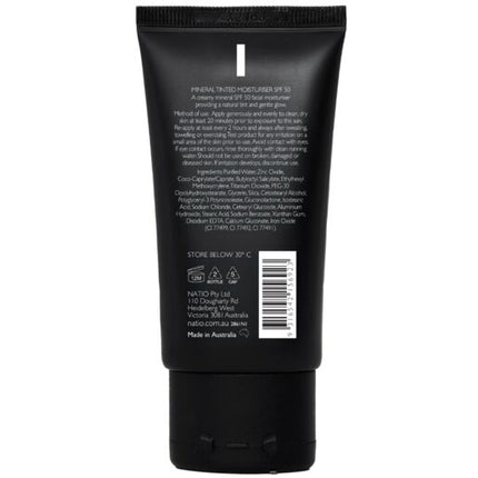 Natio Tinted Moisturiser Mineral Nude SPF50 50g