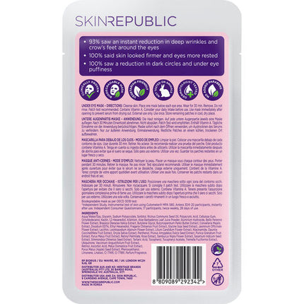 Skin Republic Retinol Hydrogel Under Eye Patches 3 Pairs