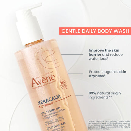 Avène Xeracalm Nutrition Cleansing Gel 500ml - Cleanser For Dry Skin
