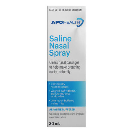 ApoHealth Saline Nasal Spray 30ml