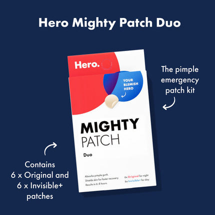 Hero Mighty Patch Duo Pimple Patches Day & Night 12 pack