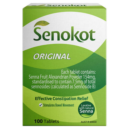 Senokot Tablets 100 Pack