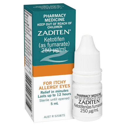 Zaditen Multidose Allergy Eye Drops 5mL