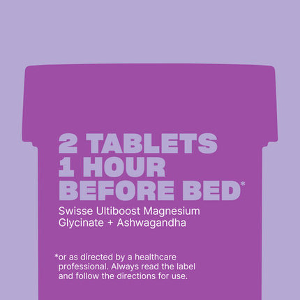 Swisse Ultiboost Magnesium Glycinate + Ashwagandha  60 Tablets