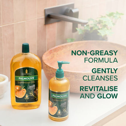 Palmolive Luminous Oils Hand Wash, East Australian Mandarin & Rosemary Oil, 1L Refill