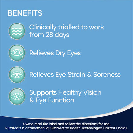Bioglan Dry Eye Relief 60 Capsules