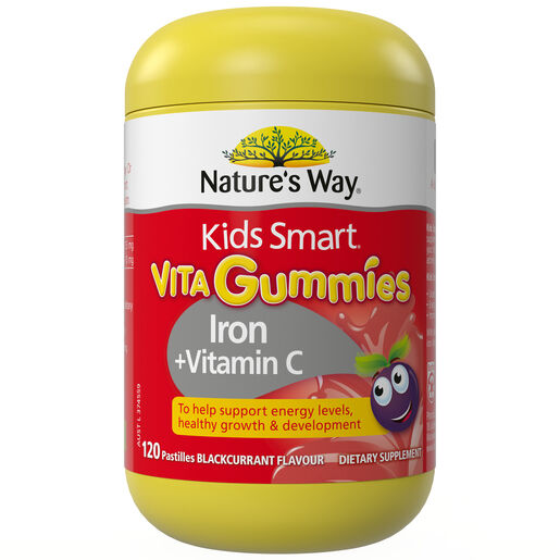 Nature's Way Kids Smart Vita Gummies Iron + Vitamin C 120's