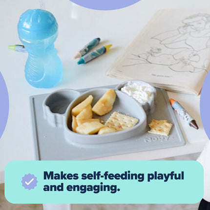 Nuby Silicone Animal Section Plate