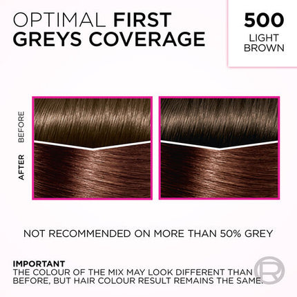 L'Oréal Paris Casting Crème Gloss Semi-Permanent Hair Colour 500 Medium Brown
