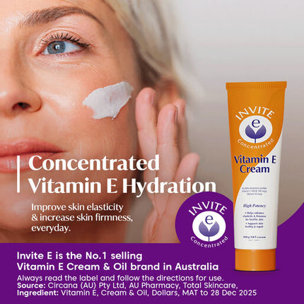 Invite E Concentrated Vitamin E Cream 100g