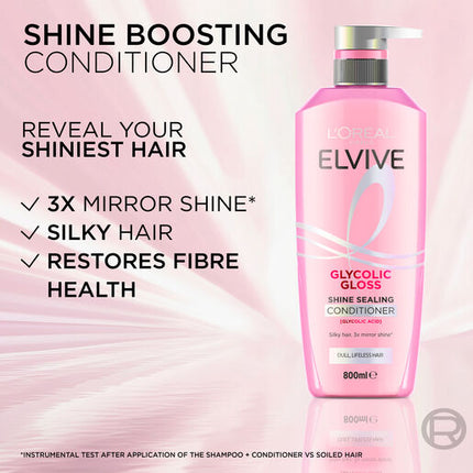 L'Oreal Elvive Glycolic Gloss Shine Sealing Conditioner 800ml
