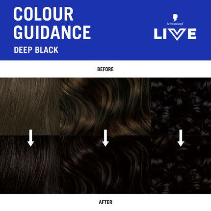 Schwarzkopf Live Colour Deep Black 75ml