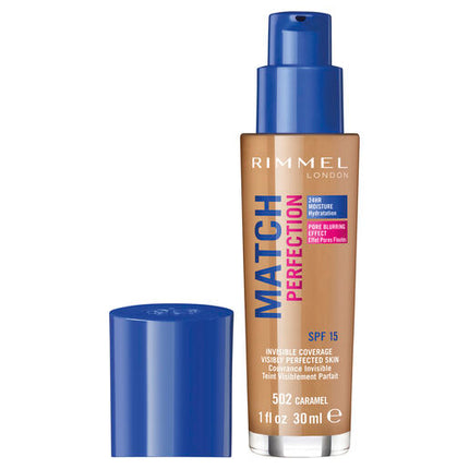 Rimmel London  Match Perfection Foundation Caramel 502