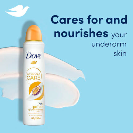 Dove Antiperspirant Advanced Care Passionfruit Lemongrass 250ml