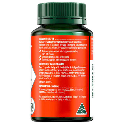 Nature's Own High Strength Echinacea 60 Capsules