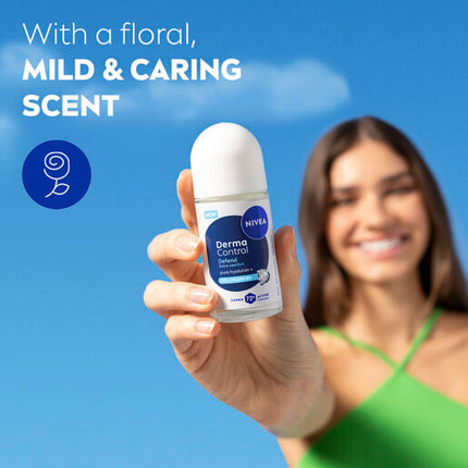 Nivea Deodorant Roll On Derma Control Defend 50mL
