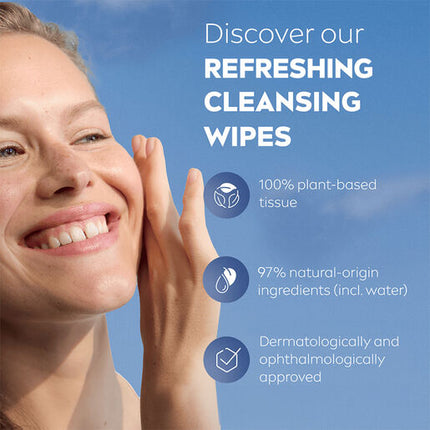 Nivea Daily Essentials Refreshing Face Wipes 7pk