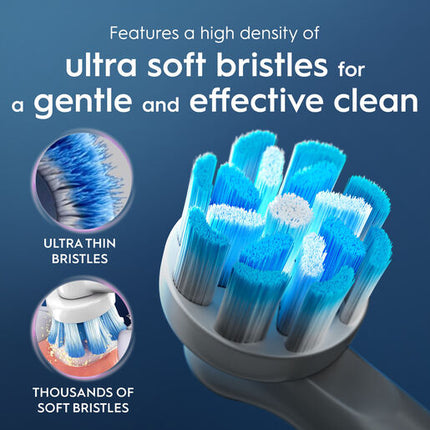 Oral-B Sensitive Clean Electric Toothbrush Replacement Brush Heads, 4 Pack