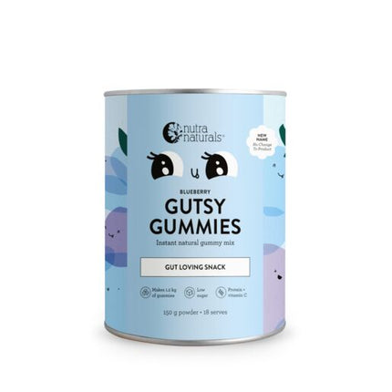 Nutra Naturals Gutsy Gummies Blueberry 150g