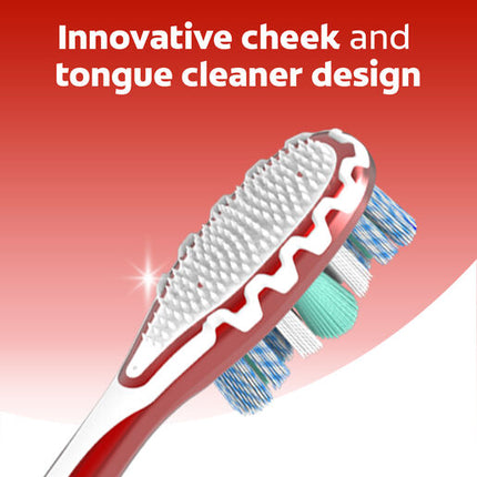 Colgate 360 Advanced Optic White Manual Toothbrush Soft 3 Pack
