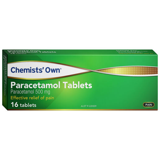 Chemists' Own Paracetamol Tablets 500mg 16