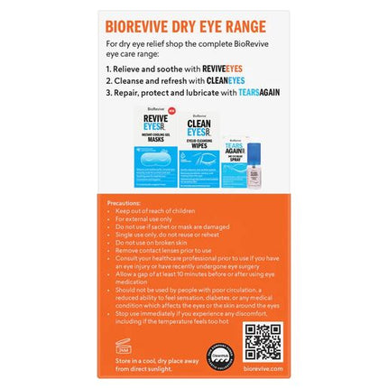 BioRevive ReviveEyes Self-Warming Steam Eye Masks 5 Pack