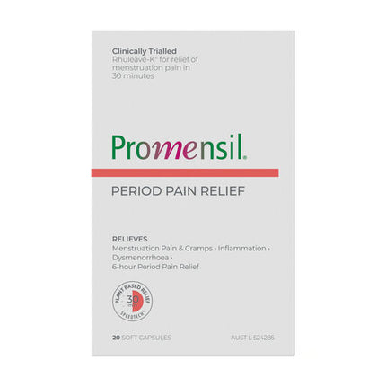 Promensil Period Pain Relief Capsules 20