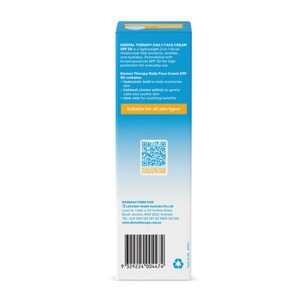 Dermal Therapy Daily Face SPF50 Cream 50mL