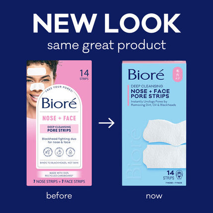 Biore Combo Deep Cleansing Pore Strips 14 Pack