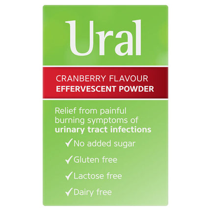 Ural Effervescent Powder Cranberry 28 Sachets