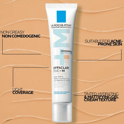La Roche-Posay Effaclar Duo+M Unifiant Anti-imperfection Triple Corrective Tinted Care Light 40ml
