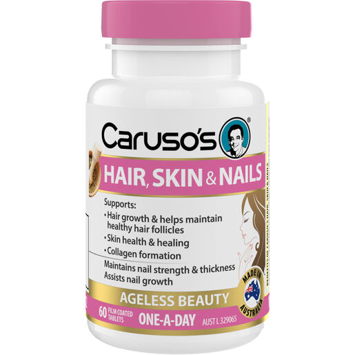 Caruso's Natural Health Hair, Skin & Nails 60 Tablets
