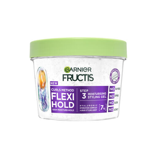 Garnier Fructis Curls Method Flexi Hold Moisturising Styling Gel 370ml