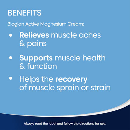 Bioglan Active Magnesium Cream 100g