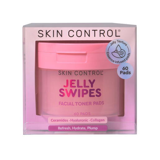 Skin Control Jelly Swipes Facial Toner Pads 60pk