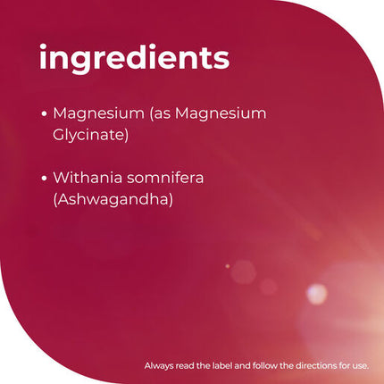 Nature's Way Magnesium + Ashwagandha 50 Film Coated Tablets