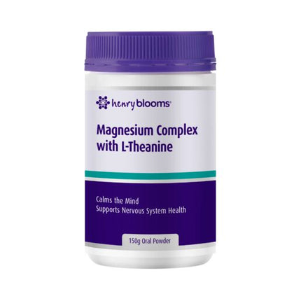 Henry Blooms Blooms Magnesium Complex + Theanine 150mg Powder