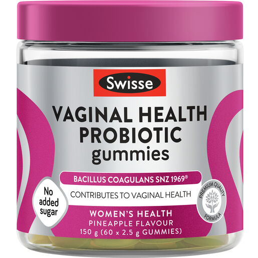 Swisse Vaginal Health Probiotic Gummies 60 Pack